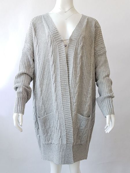 

women long sleeve knitted sweater cardigan autumn winter womens sweaters, White;black