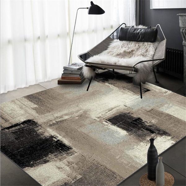 

carpets modern fashion black crystal velvet carpet for living room rug parlor decor mats kids non-slip rugs
