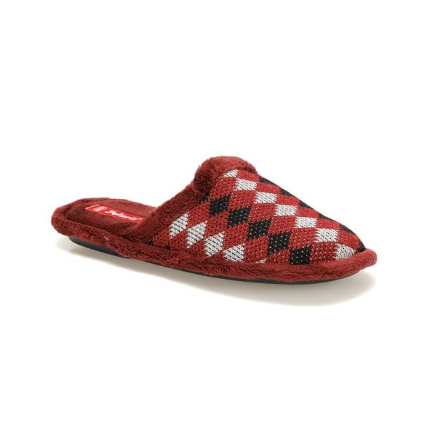 

slippers flo 82.602275.m burgundy men 's home slipper polaris, Black