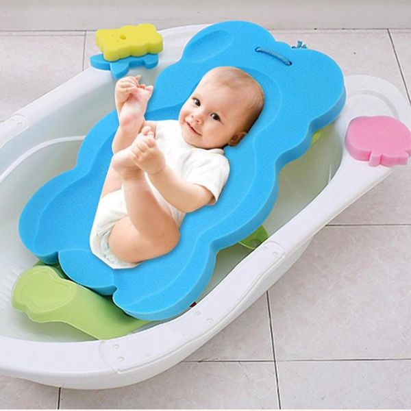 

bathing tubs & seats baby anti-slip sponge foam pad imitation of uterus environment bath tub infant shower care