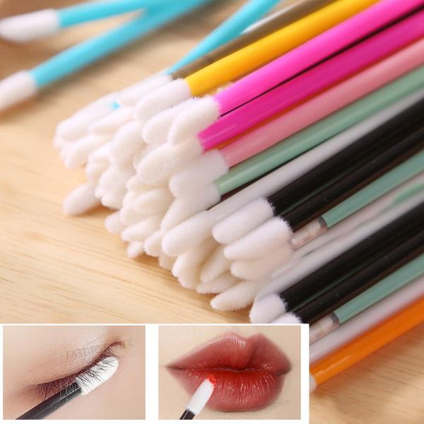 Make-up kwasten Wenkbrauw Wimper Lippenseel Mascara Applicator Micro Make-up voor verlenging Wegwerp cosmetische set