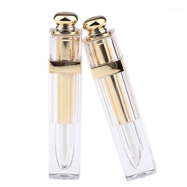 

storage bottles & jars 2pcs flower embossing empty lip gloss tubes stick tube container
