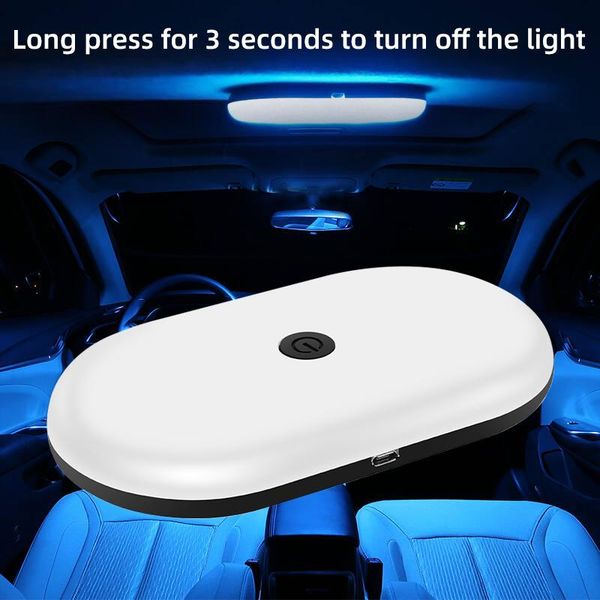 

emergency lights led car interior reading light roof dome lamp rechargeable usb charging touch night trunk auto accessories universal