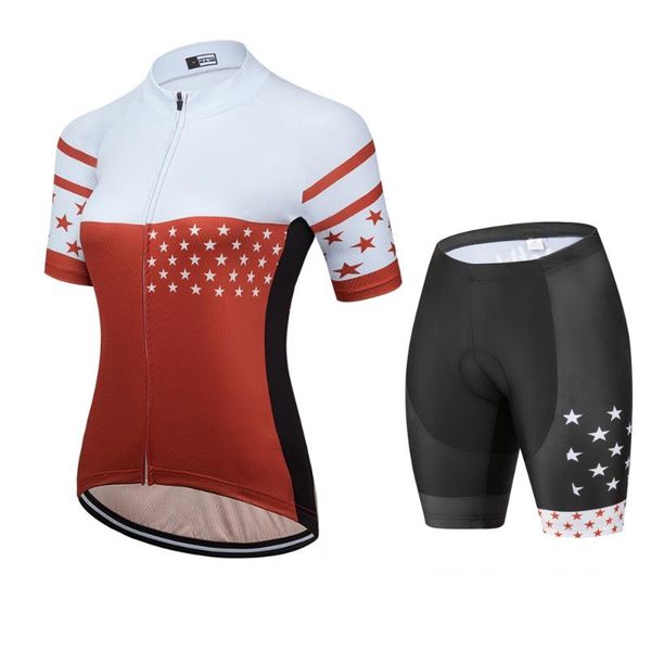 

racing sets women's professional bike short sleeve jersey mtb cycling clothing gel pad ropa ciclismo road go pro bicycle shorts summer, Black;blue