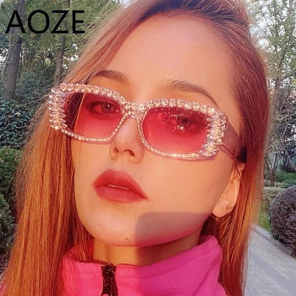 

sunglasses 2021 retro square luxury diamond edge out fashion, White;black