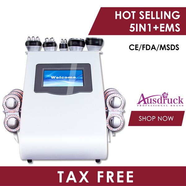 

2021 body slimming lipo laser rf cavitation machine face / body ultrasonic cavitation slimming machine with vacuum liposuction