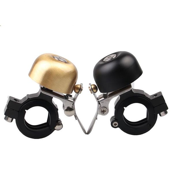 

bike horns mountain bicycle stainless steel bell vintage super loud speaker universal small brass bells black metal