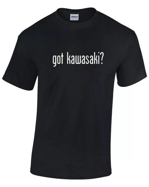 

Got Kawasaki  T-Shirt Black White Tee Shirt Cotton Funny Gift S - 5XL Japan, White;black