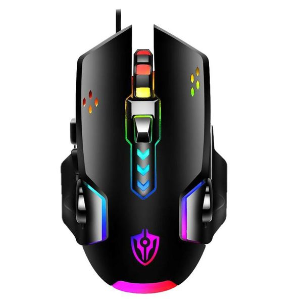 

mice x9 wired computer gaming light mouse 6d 1600dpi office deskplus professional