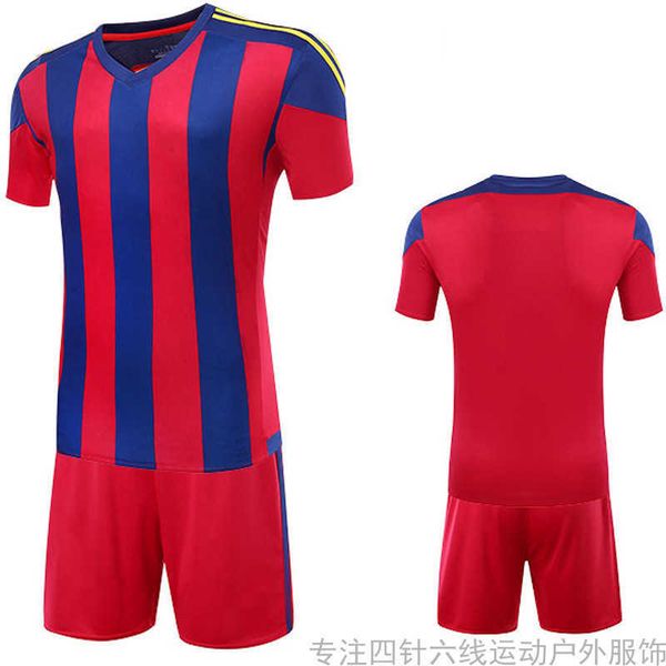 

clothing men's football suit basketball training suit short sleeve striped jerseys advertising shirt, Black;white