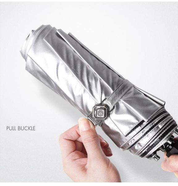 

umbrellas folding umbrella rain women titanium silver anti uv sun japanese double layer girls windproof clear gift sy70