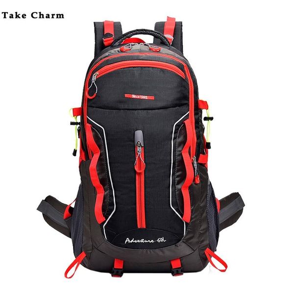 

backpack outdoor waterproof large capacity men hiking bag 2021 oxford cloth leisure women travel sport