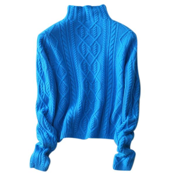 

sweaters winter women high collar cashmere female turtleneck thick sweater 2021 twist pattern bottoming warm pullover, White;black