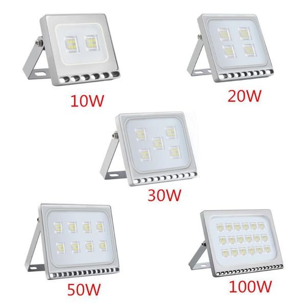 

floodlights waterproof led flood light 10w 20w 30w 50w 100w ip65 220v 240v spotlight refletor outdoor lighting wall lamp floodlight