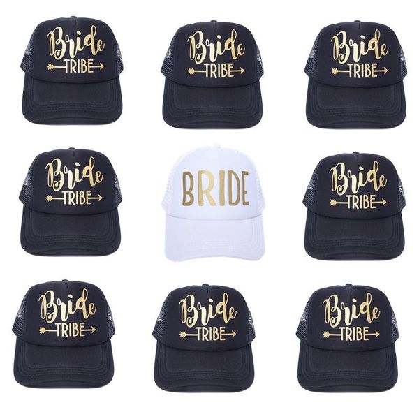 

party decoration bride to be team cap hen bridal shower wedding gifts for guests summer breathable decor