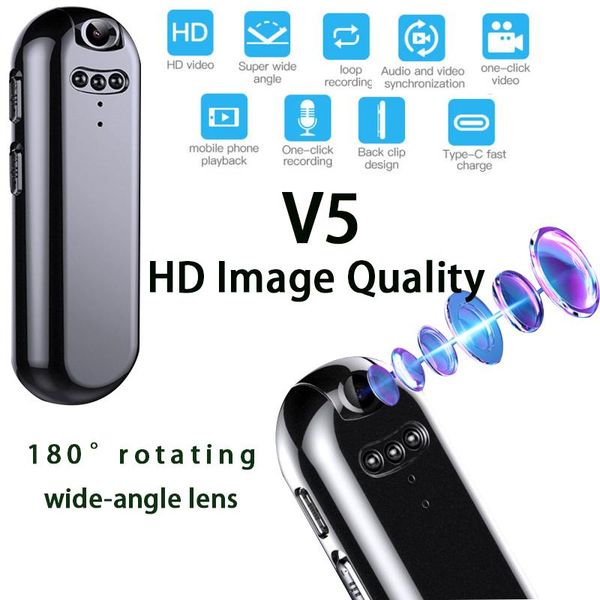 

mini cameras wireless 1080p hd v5 camera home security surveillance audio video portable recorder