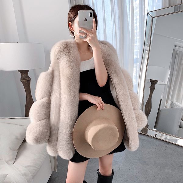 

real coat design ladies winter really detachable real fur coat wome, Black