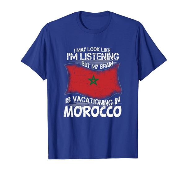 

Look Like Listening Brain Vacationing in Morocco T-Shirt, Mainly pictures