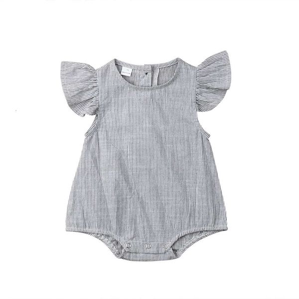 

summer korean one-piece baby climbing suit 1, White