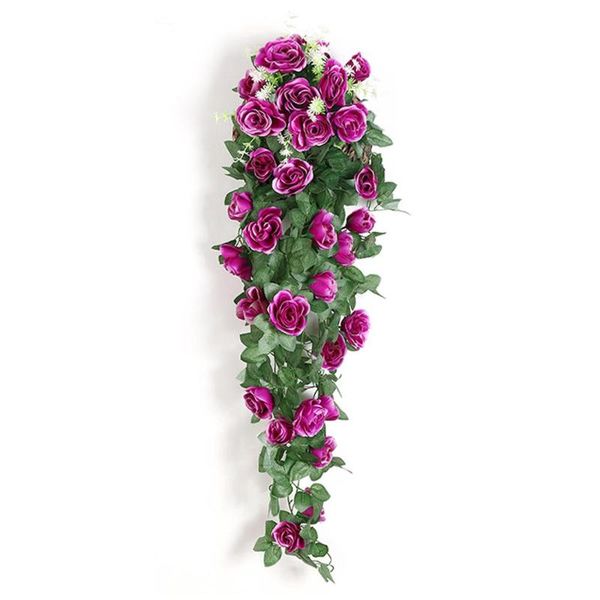 

fake flower cloth red party supplies ornament festive po props artificial rose flowers simulation vines plastic decorative & wreaths