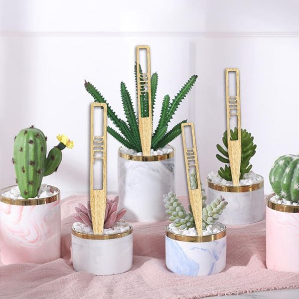 

other garden supplies 12pcs plant labels hollow lettering markers tags wooden sign sticks for herbs potted plants flowers vegetable