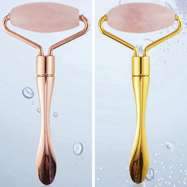 

accessories pink crystal jade roller face lift massage eye cream applicator spatulas facial mask spoon skin care tools