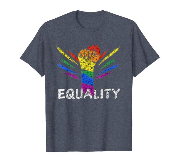 

lgbt distressed choose equality awareness for pride t-shirt, White;black
