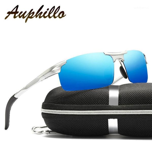 

sunglasses polarized men aluminum magnesium semi-rimless sports sun glasses for driving uv400 gafas de sol hombre, White;black