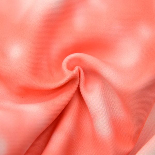 

orange tie dye design bikini chest ruches micro swimsuit two piece bathing women brazil thong swimming suit for womening