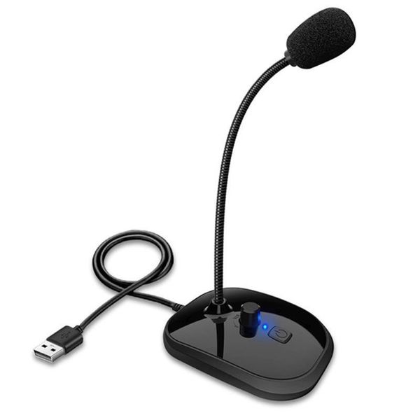 

microphones sk-30 usb deskmicrophone with mute button volume adjustment condenser for lapcomputer pc recording gaming