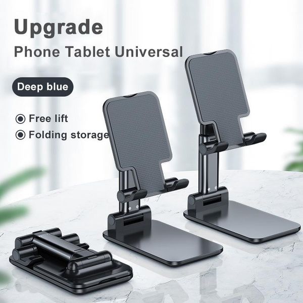 

universal mobile phone holder desk stand for ipad adjustable metal desktablet table cell fast ship mounts & holders