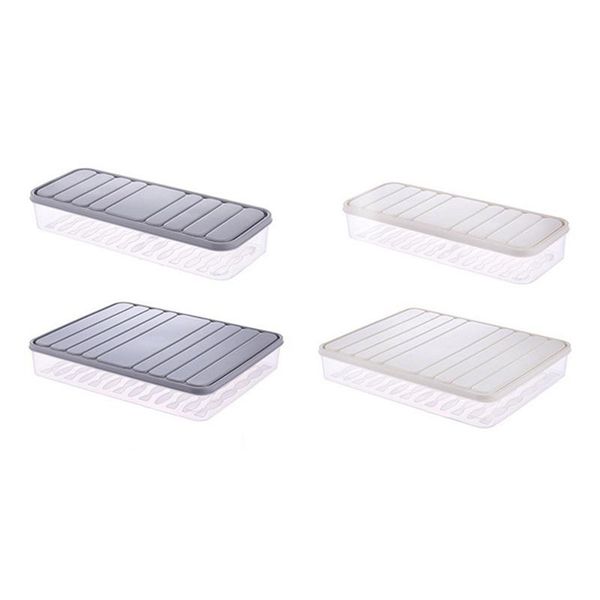 

storage bottles & jars refrigerator food container with lid sealed crisper fresh box spacer organizer case