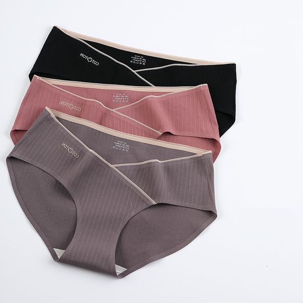 

underwear mulberry silk antibacterial non-marking cotton large size panties women low waist breathable ladies briefs -4xl, Black;pink
