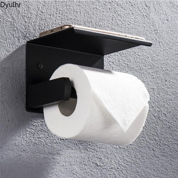 

toilet paper holders bathroom accessories stainless steel wall-mounted towel holder waterproof black