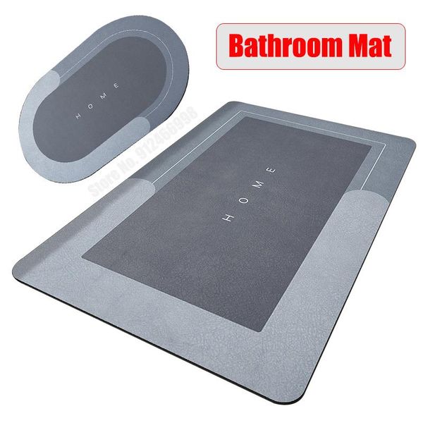 

bath mats modern simple bathroom non-slip floor super absorbent mat quick drying carpet home oil-proof kitchen