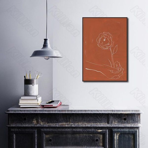 

paintings modern style murals abstract colorful guitar frameles poster home residential bedroom decoration living room canvas painting