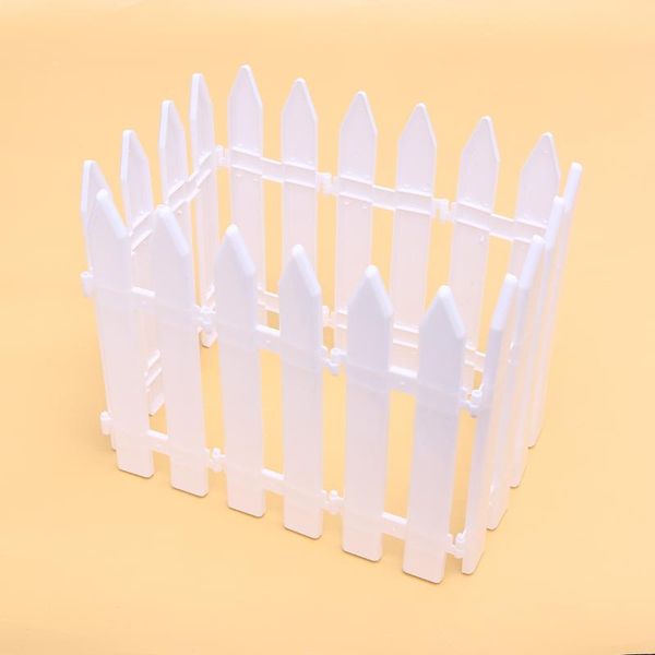 

fencing, trellis & gates 10pcs 30x10cm plastic barrier simulation fence picket miniature for xmas decoration