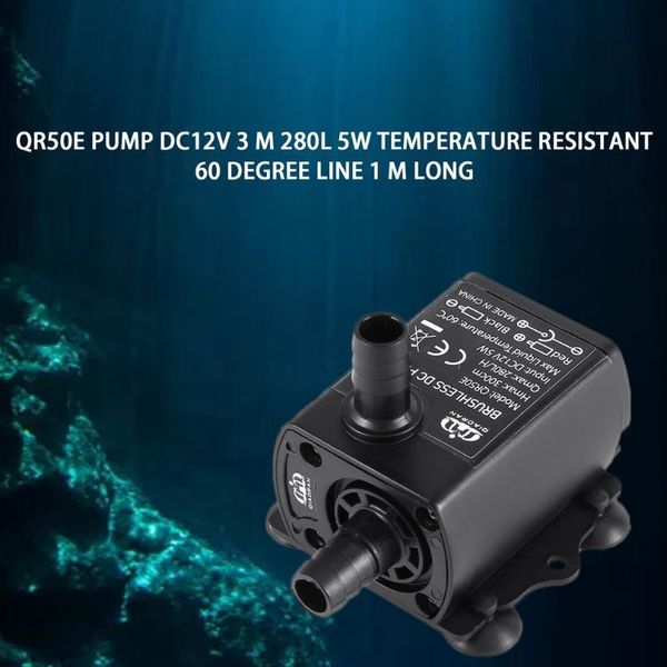 

air pumps & accessories decdeal ultra-quiet mini brushless dc/usb water pump 5/12v 5-10w 250-400l/h lift 300cm submersible fountain aquarium
