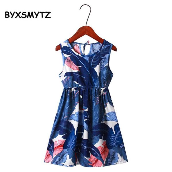 

girl's dresses summer dress for girls sleeveless flower 2021 cotton children's clothing 2-8 years old girl clothes bohemian skirt, Red;yellow