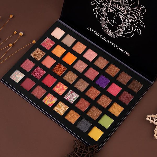 

1pc 40 colors girly party eye shadow pearly matte shimmer not easy to powder long lasting waterproof cosmetic tslm1