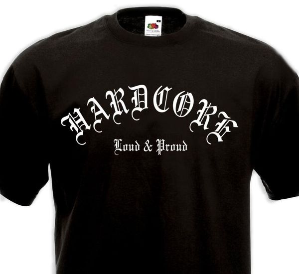 

men's t-shirts hardcore t-shirt loud proud-hxc madball agnostic front biohazard kickback, White;black