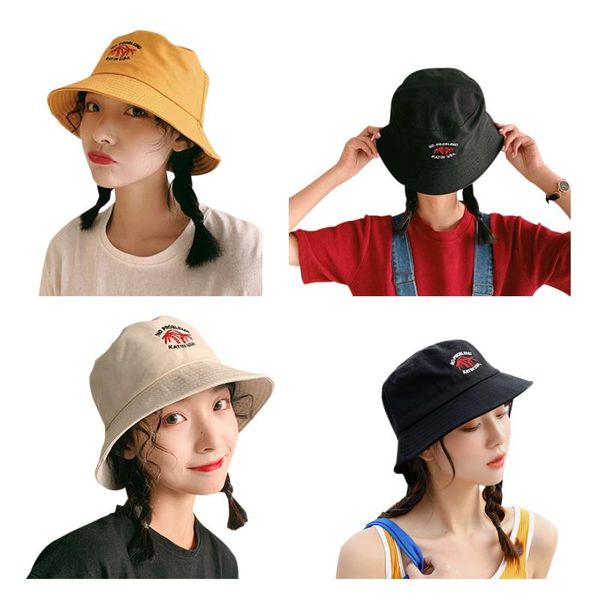 

cloches bucket hat summer foldable travel folding sunscreen