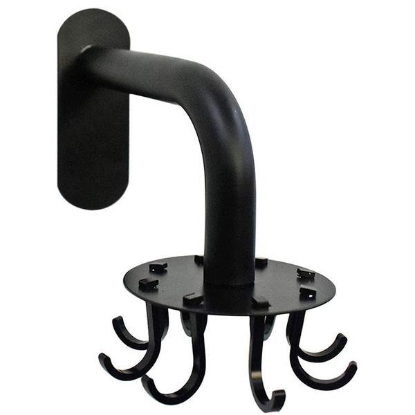 

stainless steel black rotating hook kitchenware wall mount storage hooks & rails