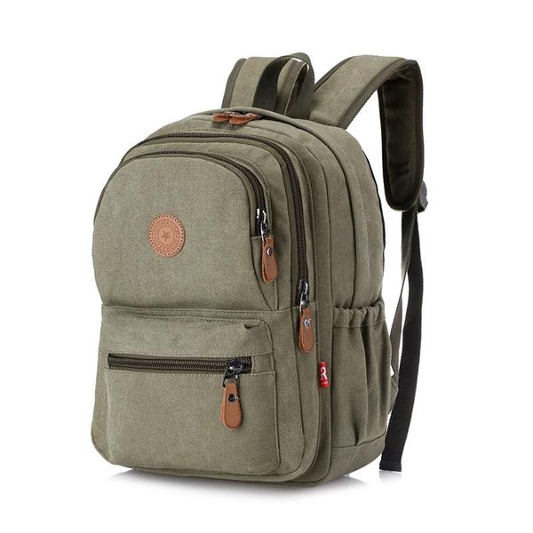 

large travel backpack mountaineering men canvas bucket shoulder bags male backpacks