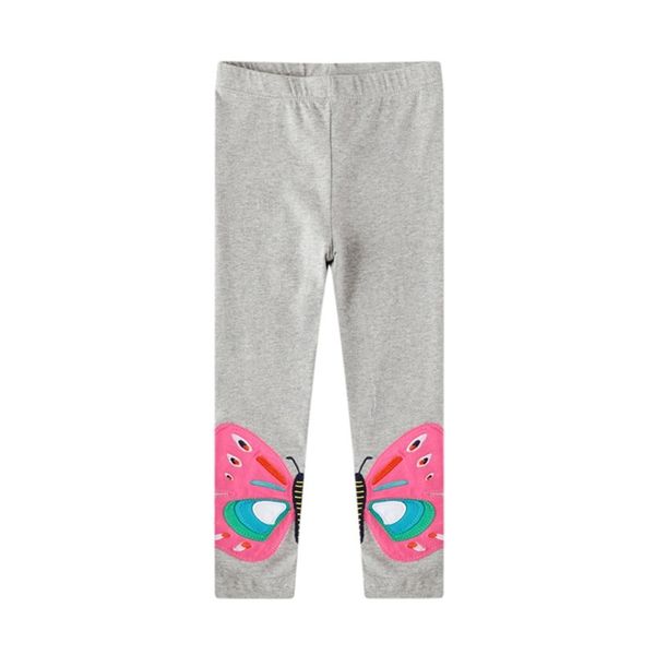 Girls Leggings Calças Outono Calças de Inverno Miúdos Crianças Borboleta Criança Bebê Bebê Skinny Lápis Dos Desenhos Animados 210528