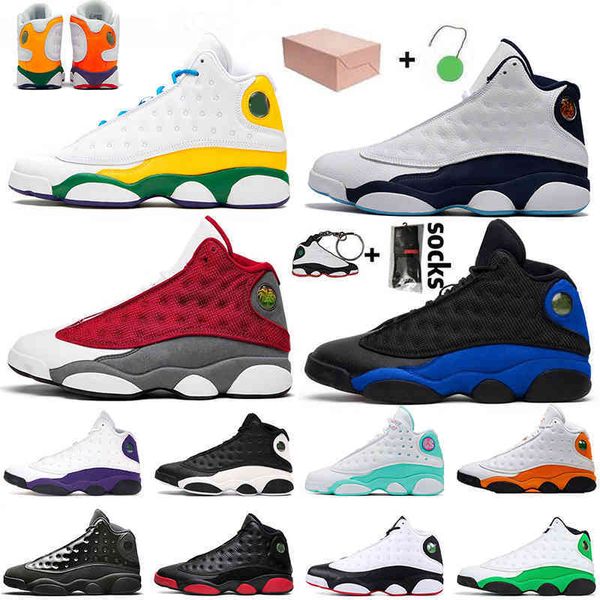 

with box starfish 13 13s mens womens basketball shoes jumpman red flint 2021 soar green playground retro trainers sports