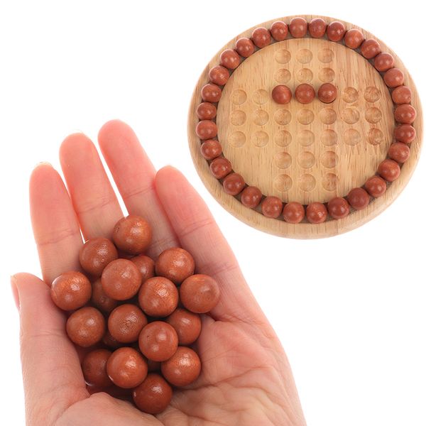 

Europe Board Game Single Chess Peg Solitaire Diamond Cognitive Ability Toy