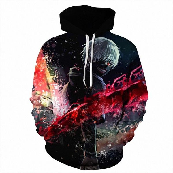 

naruto 3d digital print japanese anime hoodie sweatshirt e019#, Black