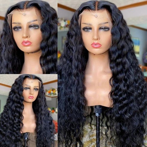 

synthetic wigs black heat resistant lace front wig high density cosplay afro kinky curly glueless long for women