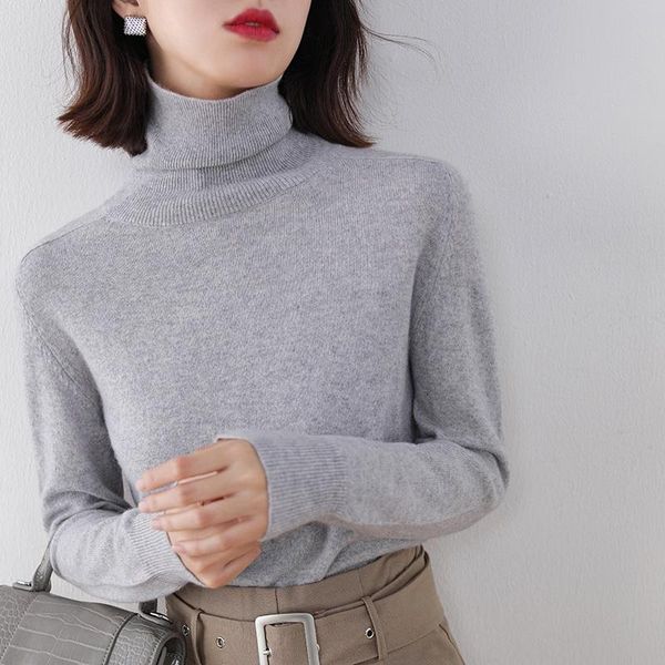 

women's sweaters winter turtleneck 100% cashmere knitting for women 5colors standard pure pashmina pullovers female quality jumpers, White;black